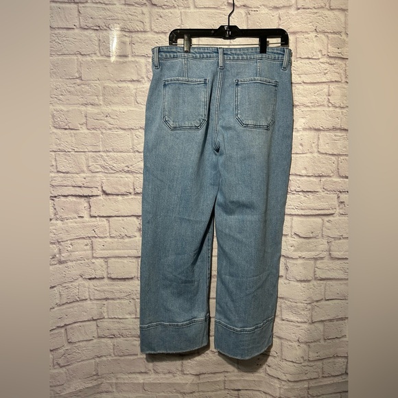 KanCan Wide Leg High Rise Cropped Jeans Size 29 - Picture 5 of 9